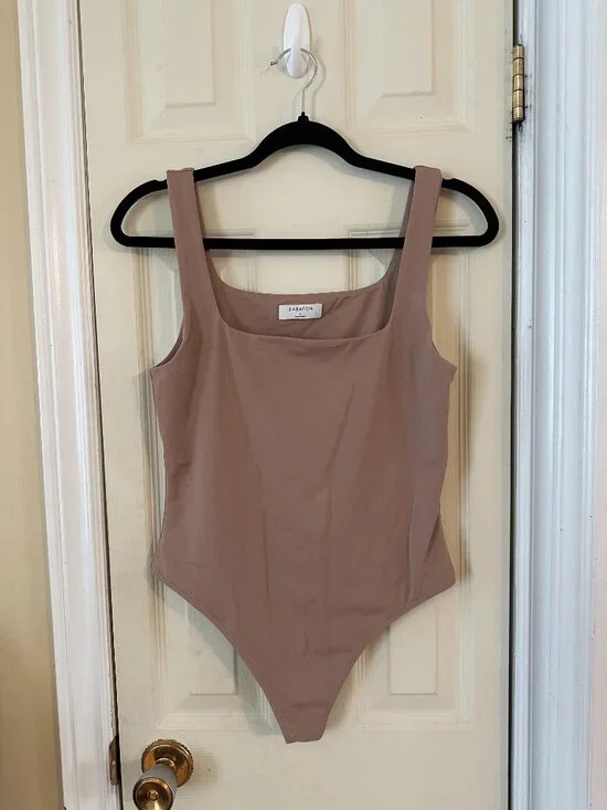 Babaton Contour Tank Square-Neck Tank Bodysuit Size Large - Picture 5 of 11